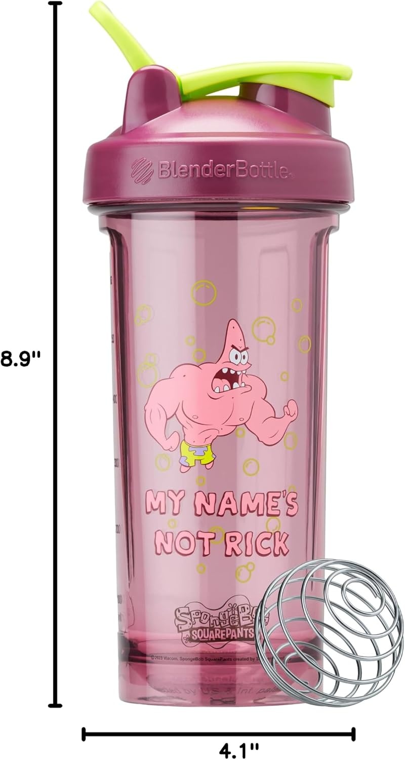 image:imageBlenderBottle Justice League ProSeries Tritan Shaker Bottle 28 oz RedBlackMy Names Not Rick