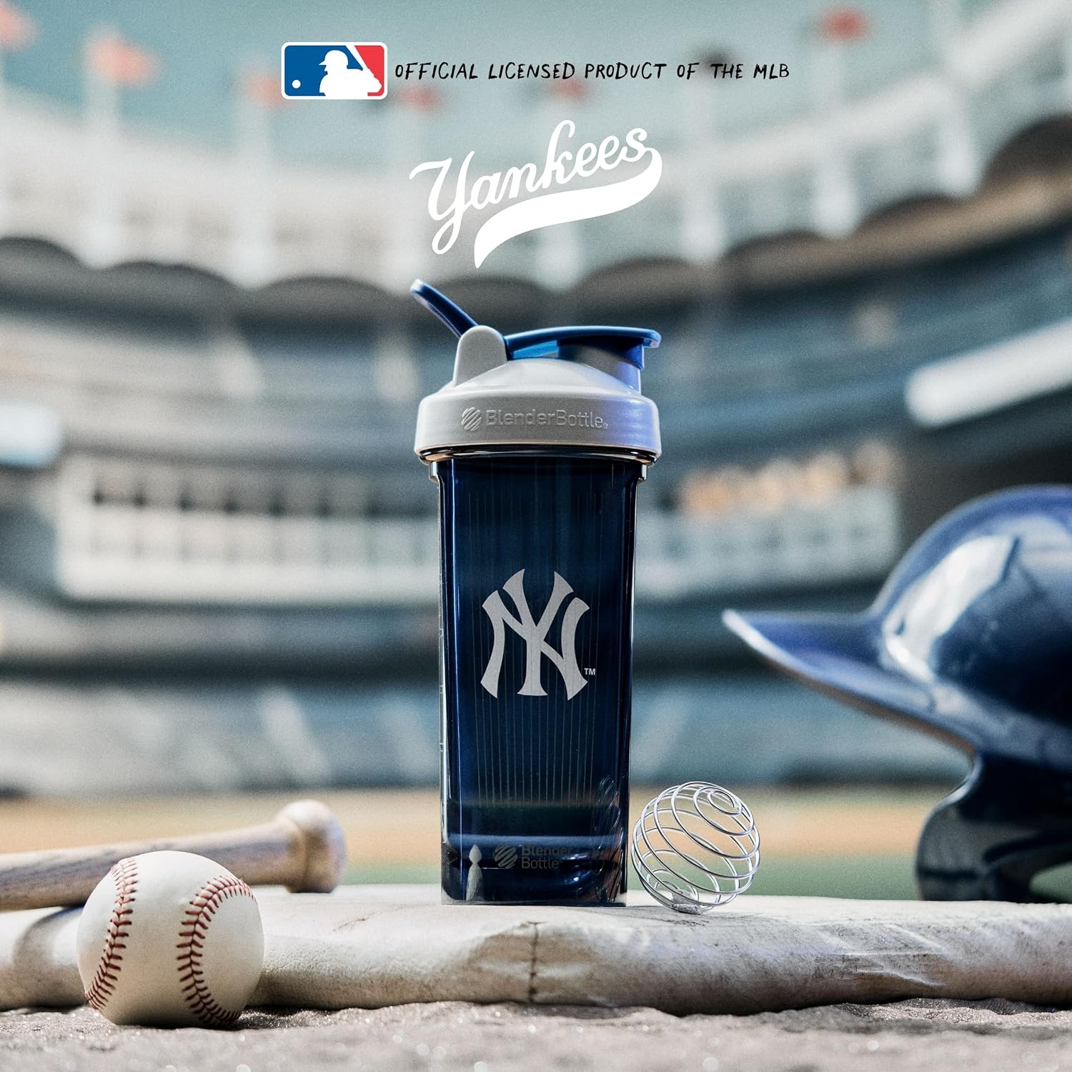 image:imageBlenderBottle Justice League ProSeries Tritan Shaker Bottle 28 oz RedBlackNew York Yankees