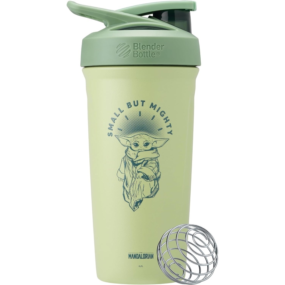 image:imageBlenderBottle Marvel Sport Flip Insulated Shaker Bottle 24 oz Spiderman WebSmall But Mighty