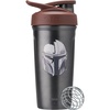 BlenderBottle Marvel Sport Flip Insulated Shaker Bottle 24 oz Spiderman Web(Mandalorian Helmet)