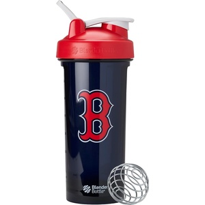 BlenderBottle Justice League ProSeries Tritan Shaker Bottle 28 oz Red/Black(Boston Red Sox)