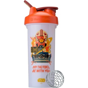 BlenderBottle Justice League ProSeries Tritan Shaker Bottle 28 oz Red/Black(May The Force Be With You)